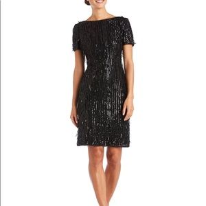 R & M Richards Black Cocktail dress size 12